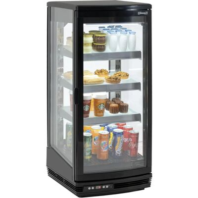 Mini Vetrina Refrigerata 93 L Nera Mini Vetrina Refrigerata 93 L Nera