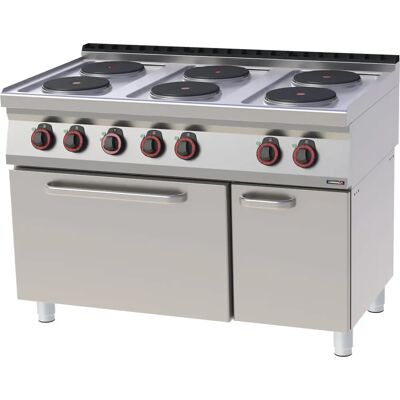 Piano cottura elettrico Casselin - 6 fuochi con forno ventilato - Tipo di prodotto Piano cottura elettrico Casselin - 6 fuochi con forno ventilato - Tipo di prodotto