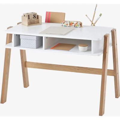 Vertbaudet Escritorio infantil ARCHITEKT blanco/madera - Muebles infantiles Vertbaudet Escritorio infantil ARCHITEKT blanco/madera - Muebles infantiles