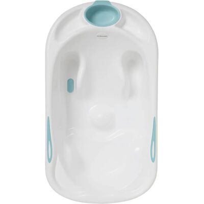Banheira para bebê Vertbaudet - Ergonômica com armazenamento e assento Banheira para bebê Vertbaudet - Ergonômica com armazenamento e assento