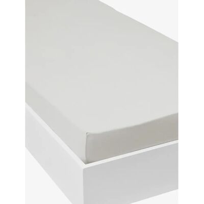 VERTBAUDET Drap housse en jersey de coton - Gris clair - Literie VERTBAUDET Drap housse en jersey de coton - Gris clair - Literie