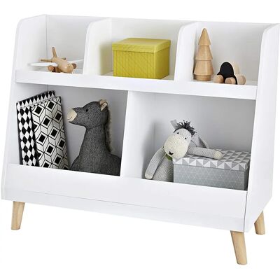Vertbaudet Storage Furniture - LIGNE CONFETTI - White - Book & Toy Organizer Vertbaudet Storage Furniture - LIGNE CONFETTI - White - Book & Toy Organizer