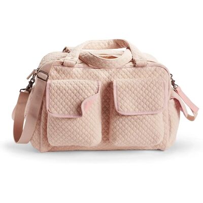 Vertbaudet Rosa Polvo Bolsa de Pañales con Múltiples Bolsillos Vertbaudet Rosa Polvo Bolsa de Pañales con Múltiples Bolsillos