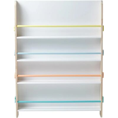 Estante de libros Vertbaudet Blanco y Madera - Libro - Estantería infantil Estante de libros Vertbaudet Blanco y Madera - Libro - Estantería infantil
