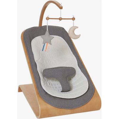 Sela de bebê em madeira Vertbaudet Babyrythm - Cadeira de balanço para bebê Sela de bebê em madeira Vertbaudet Babyrythm - Cadeira de balanço para bebê