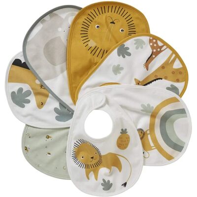Bavoirs bébé Vertbaudet - Coton bio, Fermeture, 7 pièces - Publicité Bavoirs bébé Vertbaudet - Coton bio, Fermeture, 7 pièces - Publicité