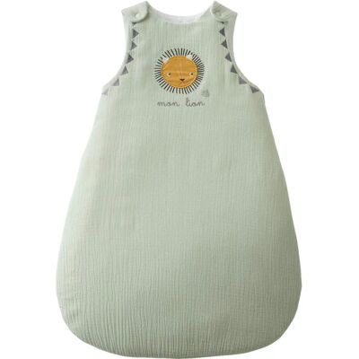 Vertbaudet Baby Sleep Sack - Lion Print - Cotton Gaze - All Sizes Vertbaudet Baby Sleep Sack - Lion Print - Cotton Gaze - All Sizes