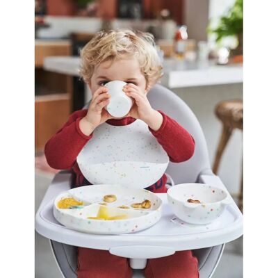 Ensemble repas en silicone blanc Vertbaudet - Type de repas Ensemble repas en silicone blanc Vertbaudet - Type de repas