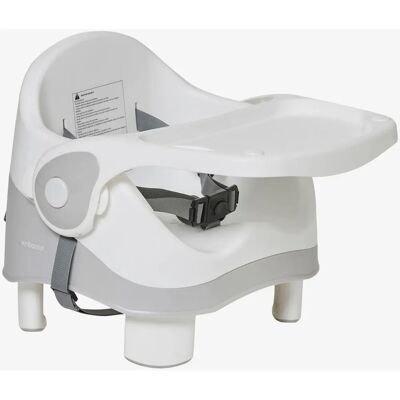 Vertbaudet Assento elevador rígido cinza/branco - Acessório para cadeira de criança Vertbaudet Assento elevador rígido cinza/branco - Acessório para cadeira de criança