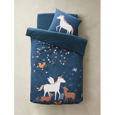 Vertbaudet Blue Enchanted Forest Kids Bedding Set Vertbaudet Blue Enchanted Forest Kids Bedding Set