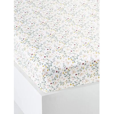 VERTBAUDET Baby Fitted Sheet Fleurettes - Bedding Sheet VERTBAUDET Baby Fitted Sheet Fleurettes - Bedding Sheet