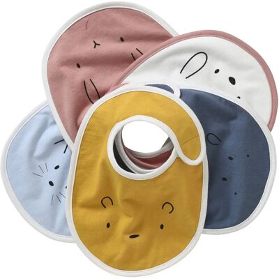 Conjunto de Baberos de Animales VERTBAUDET Conjunto de Baberos de Animales VERTBAUDET