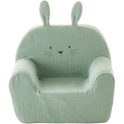 VERTBAUDET Fauteuil enfant en mousse - Vert foncé - Léger et personnalisable - Publicité VERTBAUDET Fauteuil enfant en mousse - Vert foncé - Léger et personnalisable - Publicité