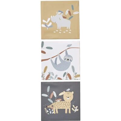 Vertbaudet Jungle Paradise Animal Wall Art Set - Wall Art Set Vertbaudet Jungle Paradise Animal Wall Art Set - Wall Art Set