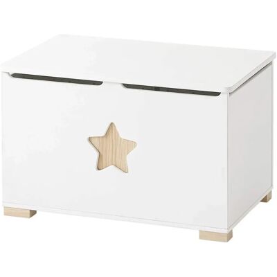 Vertbaudet Toy Chest Line Big Bear White Wood - Toy Chest Vertbaudet Toy Chest Line Big Bear White Wood - Toy Chest