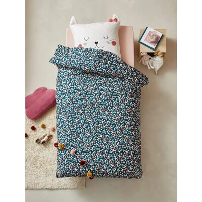 Vertbaudet Child's Floral Cat Bedding Set Vertbaudet Child's Floral Cat Bedding Set