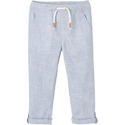 Pantalon léger style lin pour garçon - Vertbaudet Pantalon léger style lin pour garçon - Vertbaudet