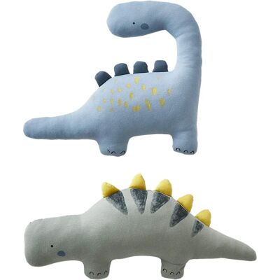 Vertbaudet Dinosaur Cushions Set - Cotton Jersey, 2 pcs Vertbaudet Dinosaur Cushions Set - Cotton Jersey, 2 pcs