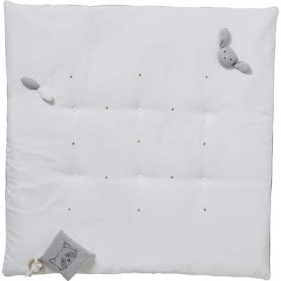 Tapis d'Éveil en Coton Bio Vertbaudet - 100x100 cm - Jouets Stimulateurs - Dès la Naissance - Publicité Tapis d'Éveil en Coton Bio Vertbaudet - 100x100 cm - Jouets Stimulateurs - Dès la Naissance - Publicité