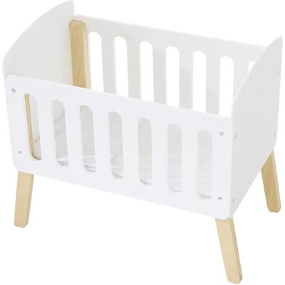 Vertbaudet Lit poupée en bois FSC blanc - Lit poupée Vertbaudet Lit poupée en bois FSC blanc - Lit poupée