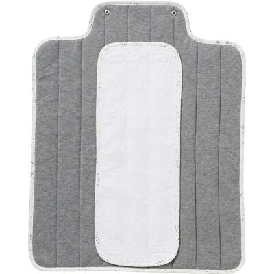 Tapis à langer de voyage gris chiné Vertbaudet - Tapis à langer Tapis à langer de voyage gris chiné Vertbaudet - Tapis à langer