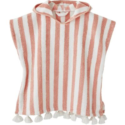 Vertbaudet Baby Striped Hooded Towel Poncho - Baby Bath Wrap Vertbaudet Baby Striped Hooded Towel Poncho - Baby Bath Wrap