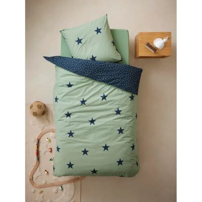 Conjunto de Roupa de Cama Infantil Vertbaudet Dream Big em Algodão Conjunto de Roupa de Cama Infantil Vertbaudet Dream Big em Algodão