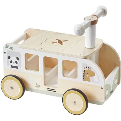 Vertbaudet Autobús de Madera FSC para Doudous - Juguete Vertbaudet Autobús de Madera FSC para Doudous - Juguete