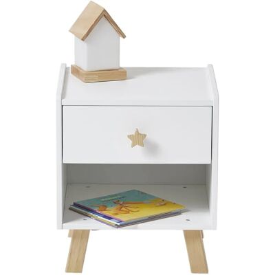 Vertbaudet Nightstand Osa Mayor White - Nightstand Vertbaudet Nightstand Osa Mayor White - Nightstand