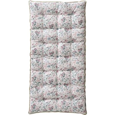 Vertbaudet Prune Floral Corduroy Floor Mattress - Floor Mattress Vertbaudet Prune Floral Corduroy Floor Mattress - Floor Mattress
