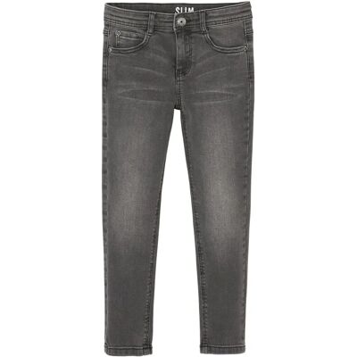 Vertbaudet Slim Fit Waterless Denim Jeans for Boys Vertbaudet Slim Fit Waterless Denim Jeans for Boys