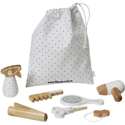 Vertbaudet Kit Coiffeur en Bois FSC - Jeu Imaginatif Vertbaudet Kit Coiffeur en Bois FSC - Jeu Imaginatif