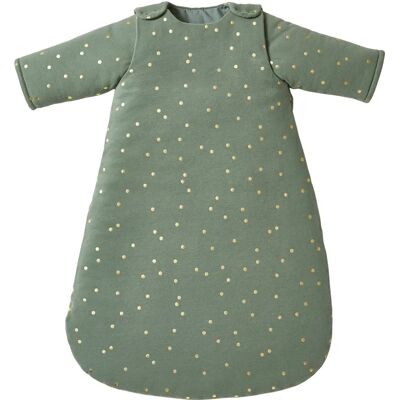 Vertbaudet Model - Green, Gold Dots - Sleep Sack for Babies Vertbaudet Model - Green, Gold Dots - Sleep Sack for Babies