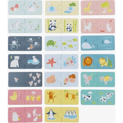 VERTBAUDET Familias de Animales Puzzle - Juego Educativo Infantil VERTBAUDET Familias de Animales Puzzle - Juego Educativo Infantil