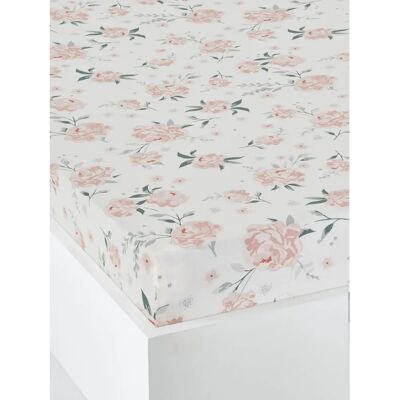 Vertbaudet Lençol de Algodão Rosa de Rose - Criança Vertbaudet Lençol de Algodão Rosa de Rose - Criança