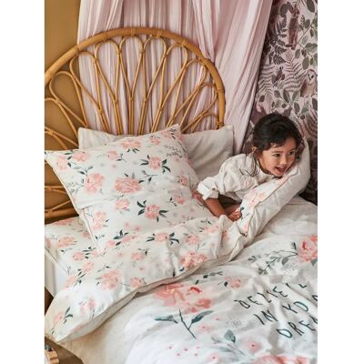 Tête de lit en rotin fleuri naturel pour enfant - Vertbaudet Tête de lit en rotin fleuri naturel pour enfant - Vertbaudet
