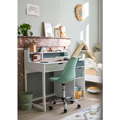 Mesa infantil Vertbaudet - Super Cool - Verde médio - Ensino fundamental Mesa infantil Vertbaudet - Super Cool - Verde médio - Ensino fundamental