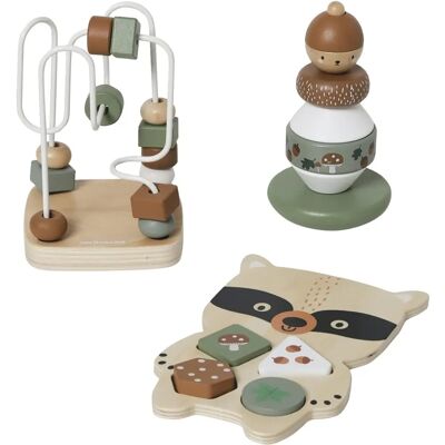Set de estimulación para niños pequeños - Madera FSC Set de estimulación para niños pequeños - Madera FSC