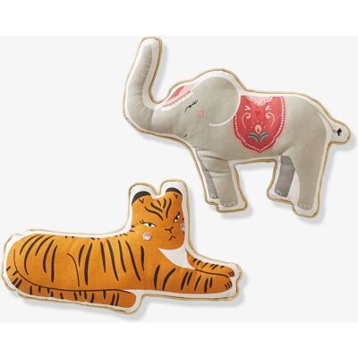 Vertbaudet Animal Cushion Set - Inspired by India - 2 pcs Vertbaudet Animal Cushion Set - Inspired by India - 2 pcs