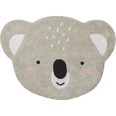 Alfombra Koala VERTBAUDET - 74x100 cm - algodón tuft - forma de cara - Alfombra Alfombra Koala VERTBAUDET - 74x100 cm - algodón tuft - forma de cara - Alfombra