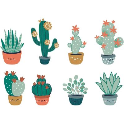 Vertbaudet Grandes Stickers Cactus - Décor pour enfants Vertbaudet Grandes Stickers Cactus - Décor pour enfants
