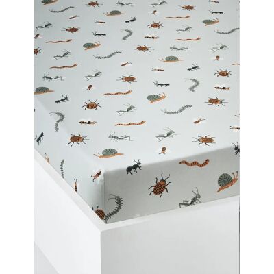 Drap-housse enfant Vertbaudet Insectes en coton - Lit enfant Drap-housse enfant Vertbaudet Insectes en coton - Lit enfant