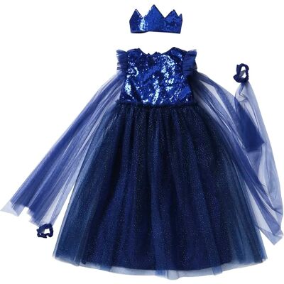 Déguisement de princesse Vertbaudet - Bleu, Sequins, Volants - Costume - Publicité Déguisement de princesse Vertbaudet - Bleu, Sequins, Volants - Costume - Publicité