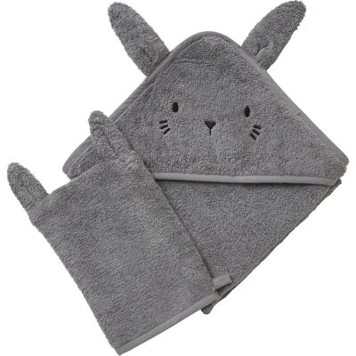Vertbaudet Baby Bath Towel Set - Organic Cotton, Soft, 70x70 cm Vertbaudet Baby Bath Towel Set - Organic Cotton, Soft, 70x70 cm