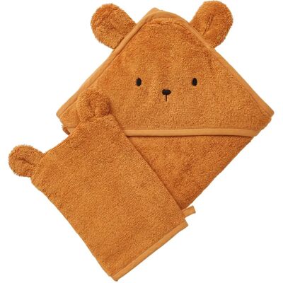Vertbaudet Baby Bath Cape - Organic Cotton with Animal Details Vertbaudet Baby Bath Cape - Organic Cotton with Animal Details