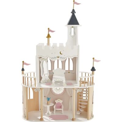 Château de princesse en bois Vertbaudet avec mobilier - Jeu de princesses Château de princesse en bois Vertbaudet avec mobilier - Jeu de princesses