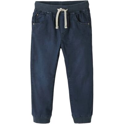 Vertbaudet Boys Inky Blue Jogger Pants with Pockets - Pants Vertbaudet Boys Inky Blue Jogger Pants with Pockets - Pants