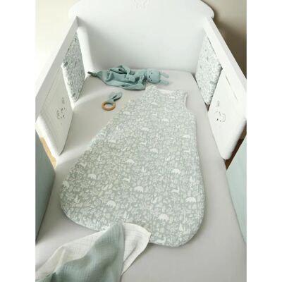 Vertbaudet Baby Sleep Sack - Forest Animals - Cotton Gaze - 18/36M Vertbaudet Baby Sleep Sack - Forest Animals - Cotton Gaze - 18/36M