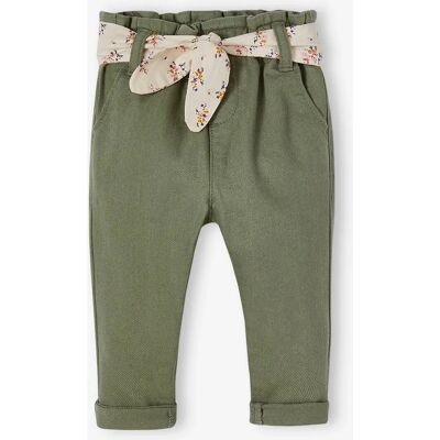 Vertbaudet Baby Paperbag Pants with Belt - Pants Vertbaudet Baby Paperbag Pants with Belt - Pants