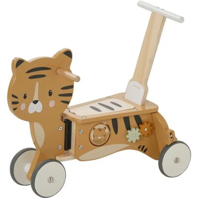 Vertbaudet Porteur en bois FSC - Animal beige - 2 en 1 marcheur et porteur - Publicité Vertbaudet Porteur en bois FSC - Animal beige - 2 en 1 marcheur et porteur - Publicité